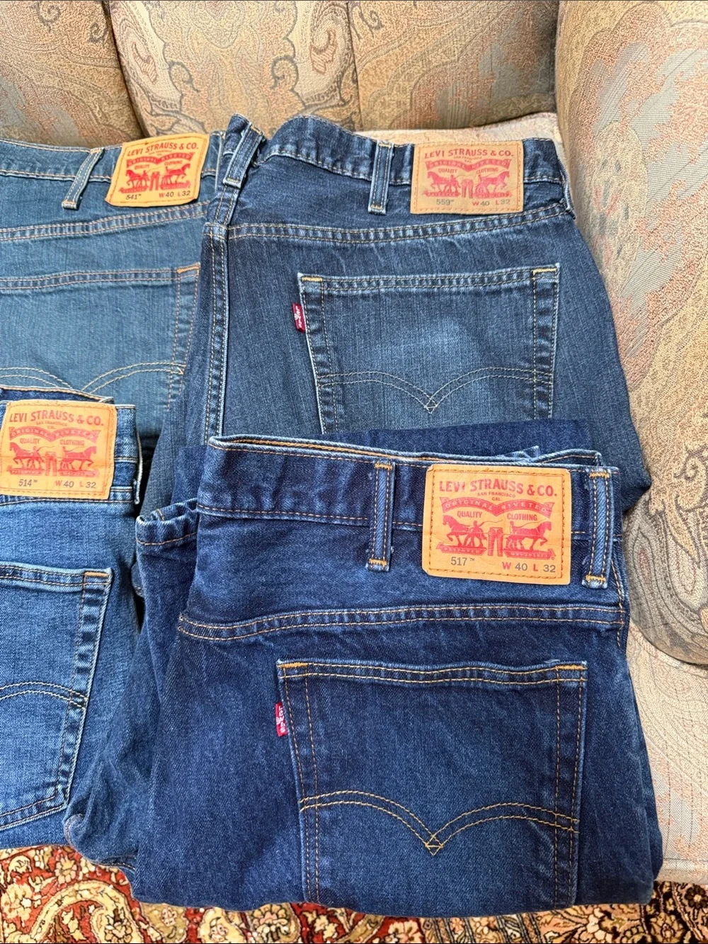 LEVI’S Four!!! Pair Bundle 40/32